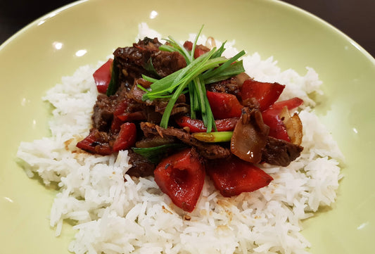 Spicy Beef in Black Bean Sauce