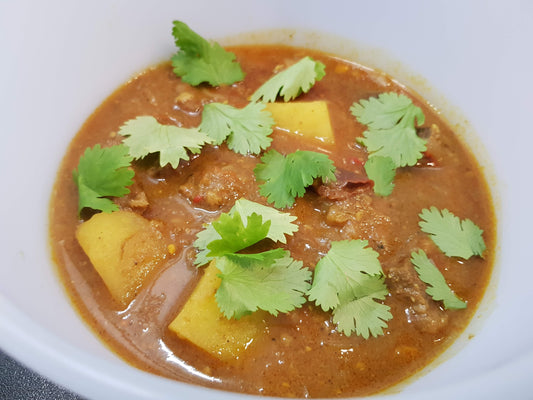 Spicy beef curry Kerala style