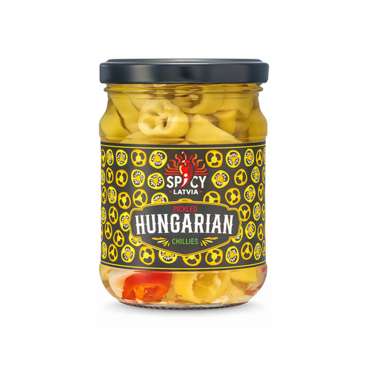 Pickled Hungarian chillies 250ml / 120g [Nice & Spicy, 2/5]