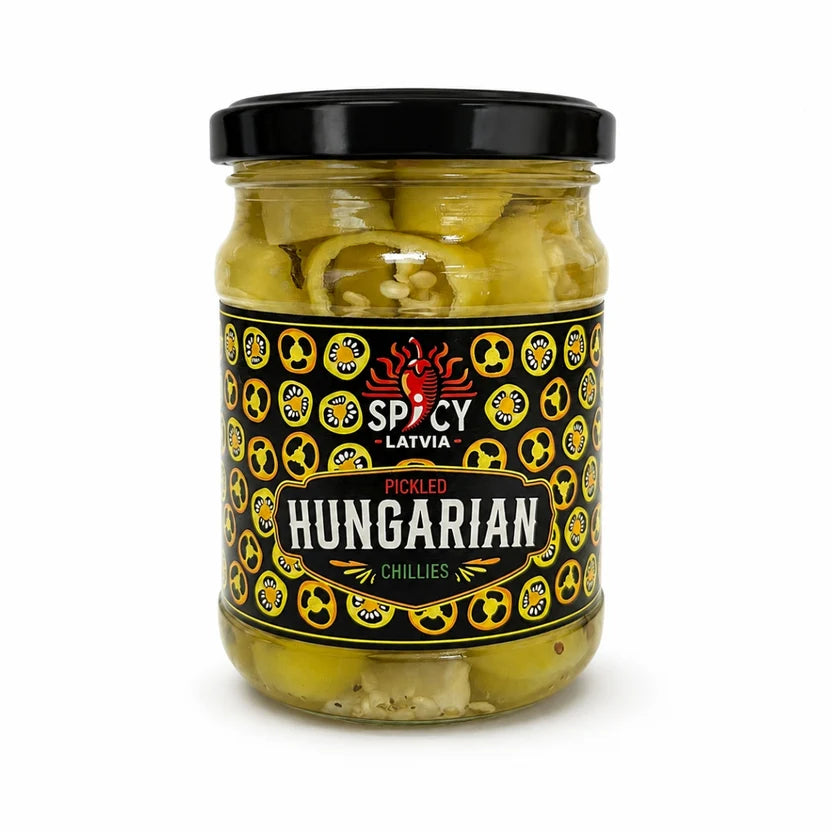 Pickled Hungarian chillies 250ml / 120g [Nice & Spicy, 2/5]