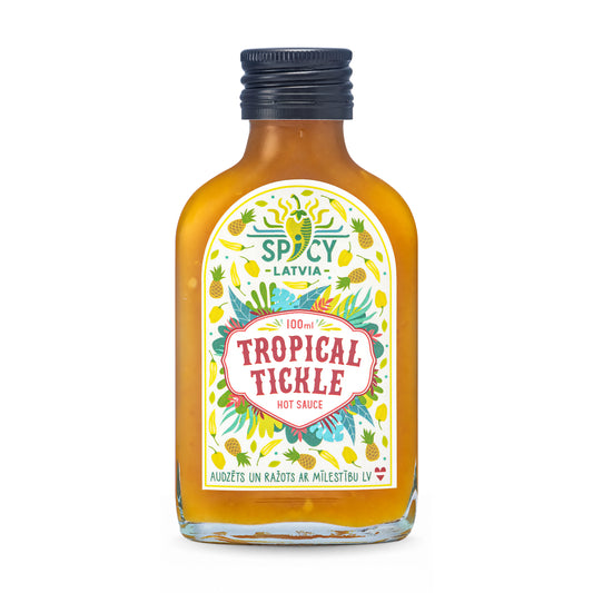 Tropical Tickle Hot Sauce - 100ml [Very Hot, 4/5]