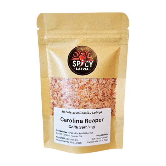Carolina Reaper Chilli Salt 70g [Extra-Hot, 5/5]