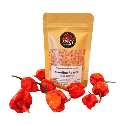 Carolina Reaper Chilli Salt 70g [Extra-Hot, 5/5]